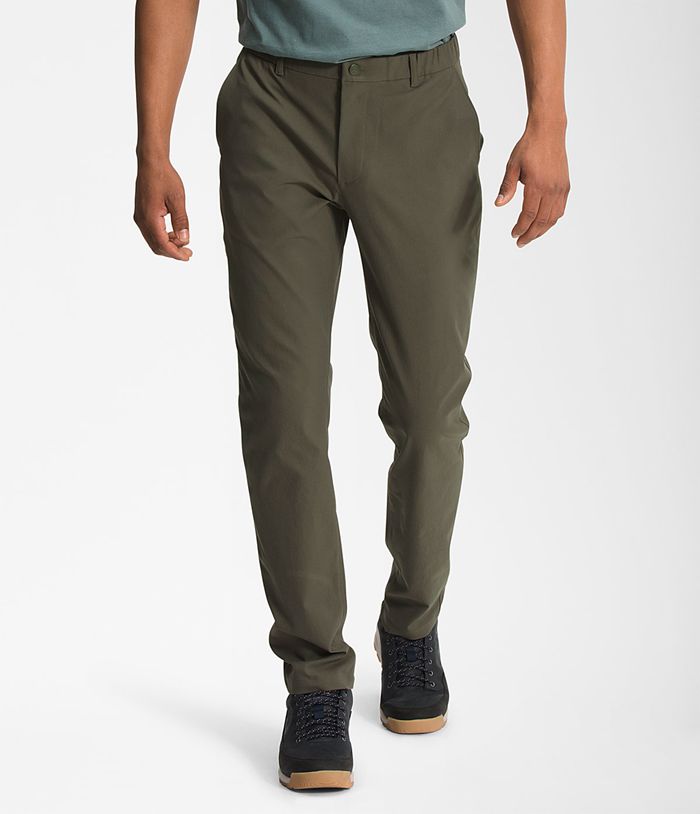 The North Face Pants City Standard Slim Dark Green - Mens - Thailand GVZKJ-1094